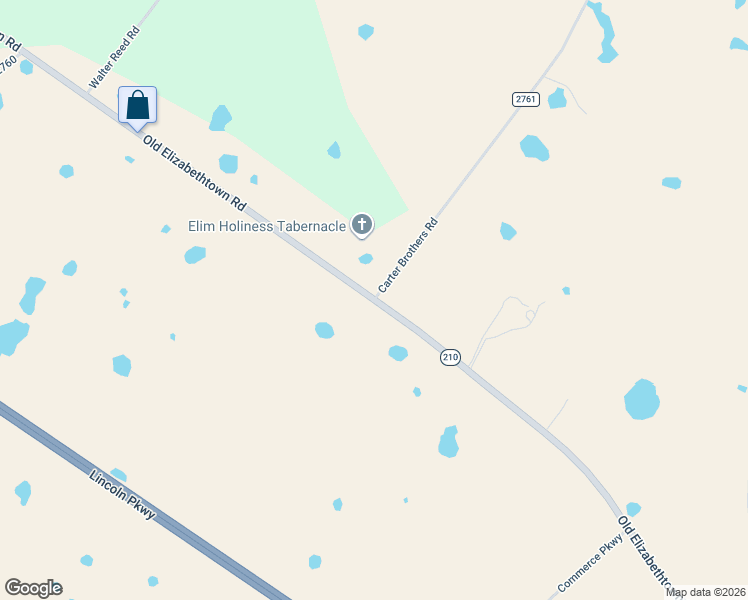 map of restaurants, bars, coffee shops, grocery stores, and more near 2 Carter Brothers Road in Hodgenville