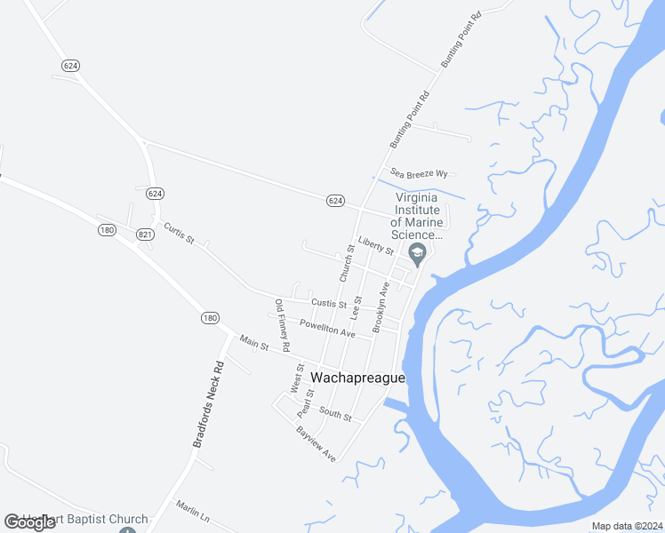 map of restaurants, bars, coffee shops, grocery stores, and more near 22354 Riverview Avenue in Melfa