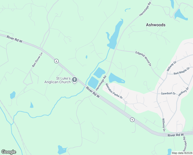 map of restaurants, bars, coffee shops, grocery stores, and more near 536 Hermitage Road in Manakin-Sabot