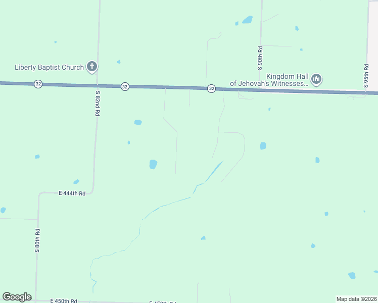 map of restaurants, bars, coffee shops, grocery stores, and more near 4426 South 86th Road in Bolivar