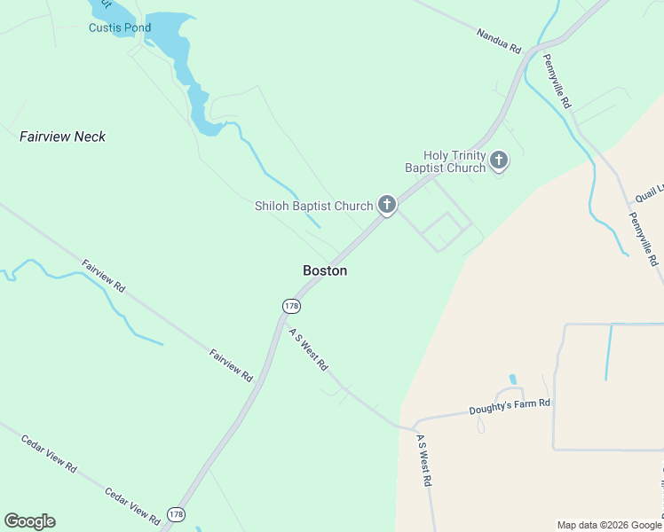 map of restaurants, bars, coffee shops, grocery stores, and more near 31661 Boston Road in Painter
