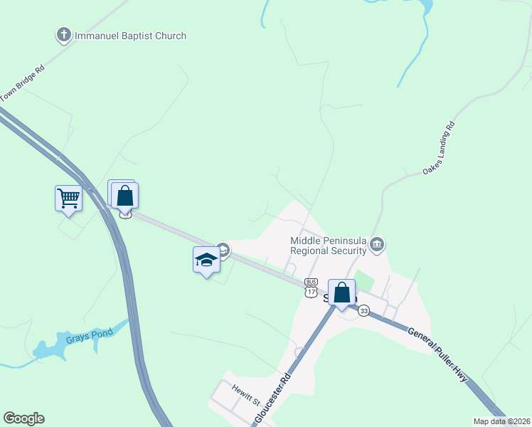 map of restaurants, bars, coffee shops, grocery stores, and more near 198 Rabbit Run in Saluda