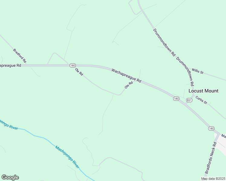 map of restaurants, bars, coffee shops, grocery stores, and more near 31399 Ole Road in Melfa