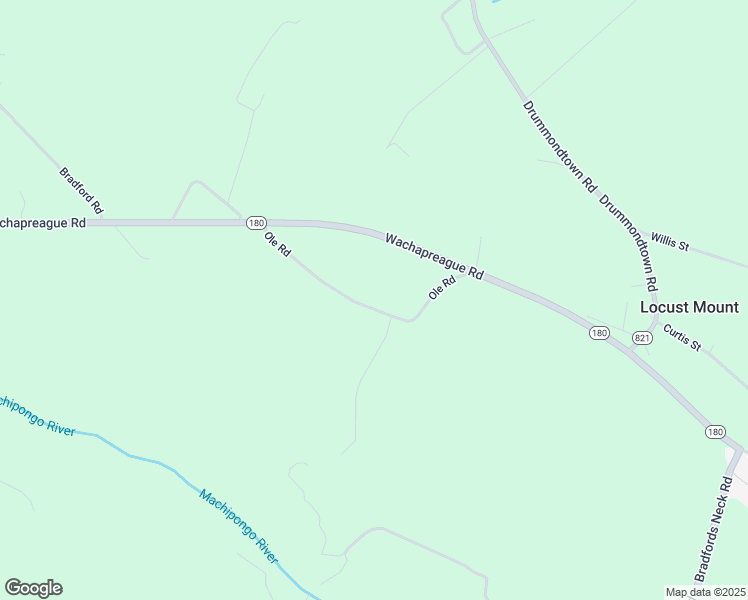 map of restaurants, bars, coffee shops, grocery stores, and more near 31377 Ole Road in Melfa