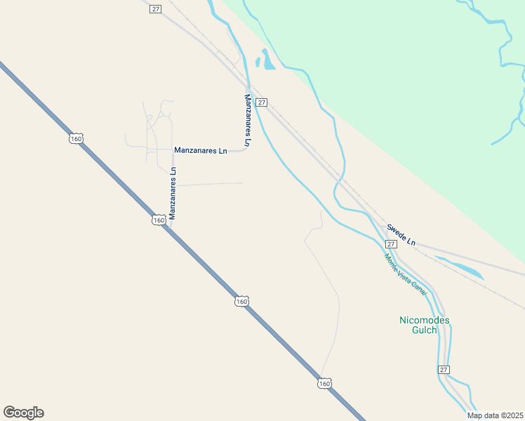 map of restaurants, bars, coffee shops, grocery stores, and more near 603 Canal Road in Monte Vista