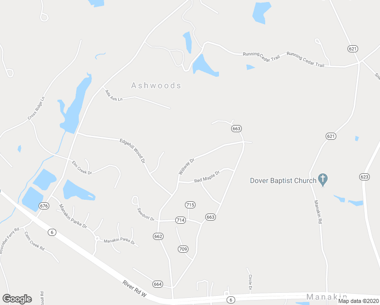 map of restaurants, bars, coffee shops, grocery stores, and more near 317 Willway Drive in Manakin-Sabot