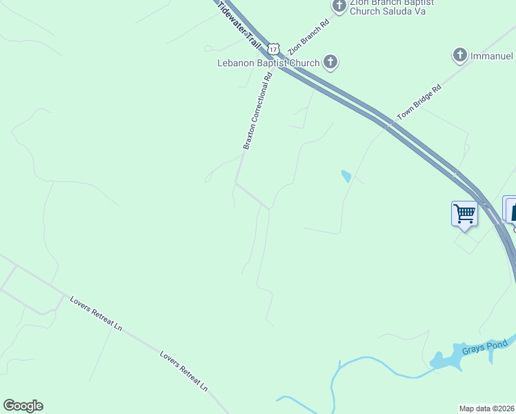 map of restaurants, bars, coffee shops, grocery stores, and more near 560 Braxton Corr Road in Saluda