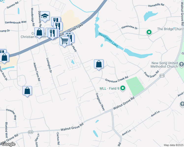 map of restaurants, bars, coffee shops, grocery stores, and more near in Mechanicsville
