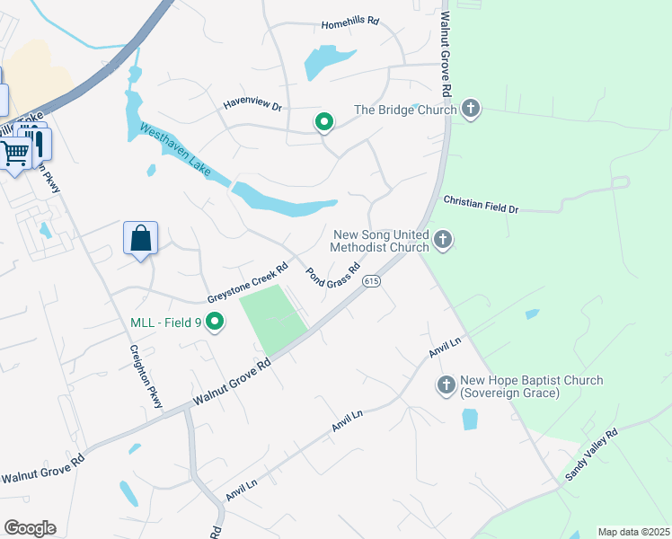 map of restaurants, bars, coffee shops, grocery stores, and more near 7632 Old Track Lane in Mechanicsville