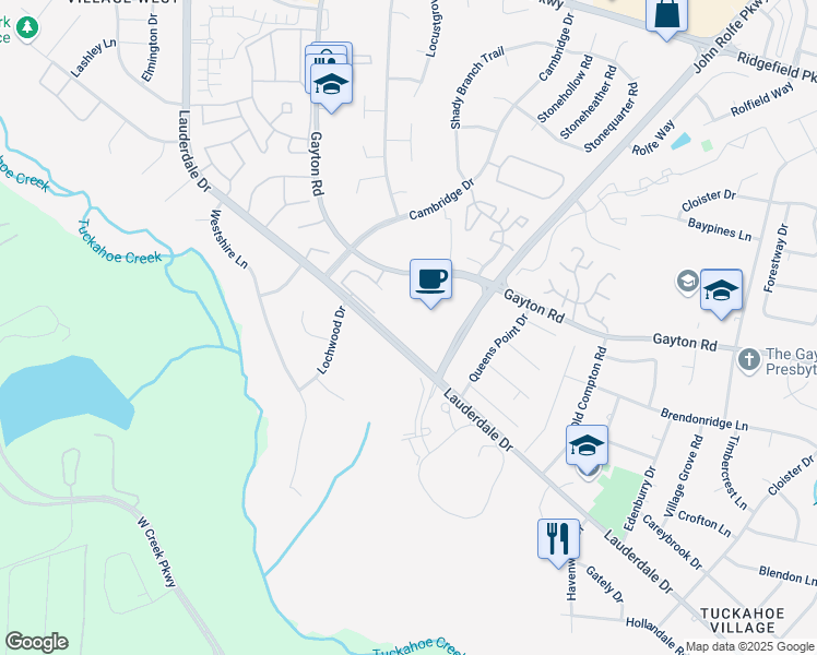 map of restaurants, bars, coffee shops, grocery stores, and more near 2027 Lauderdale Drive in Henrico
