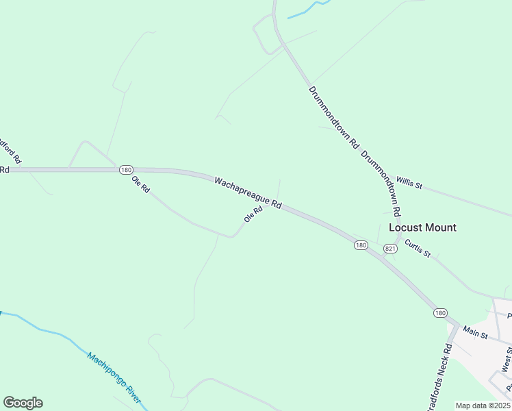 map of restaurants, bars, coffee shops, grocery stores, and more near 31505 Ole Road in Melfa