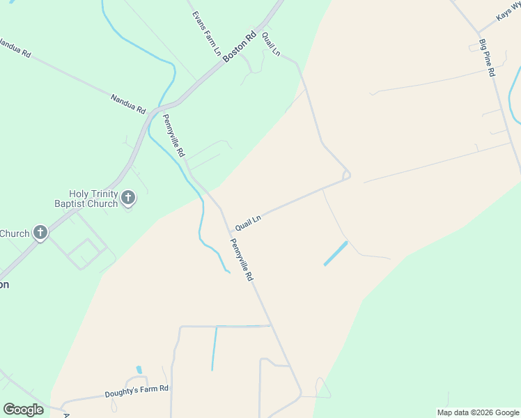 map of restaurants, bars, coffee shops, grocery stores, and more near 13550-14572 Quail Lane in Painter
