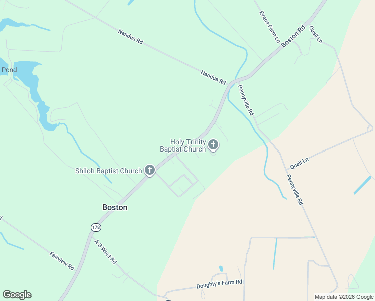 map of restaurants, bars, coffee shops, grocery stores, and more near Linhaven Circle in Painter