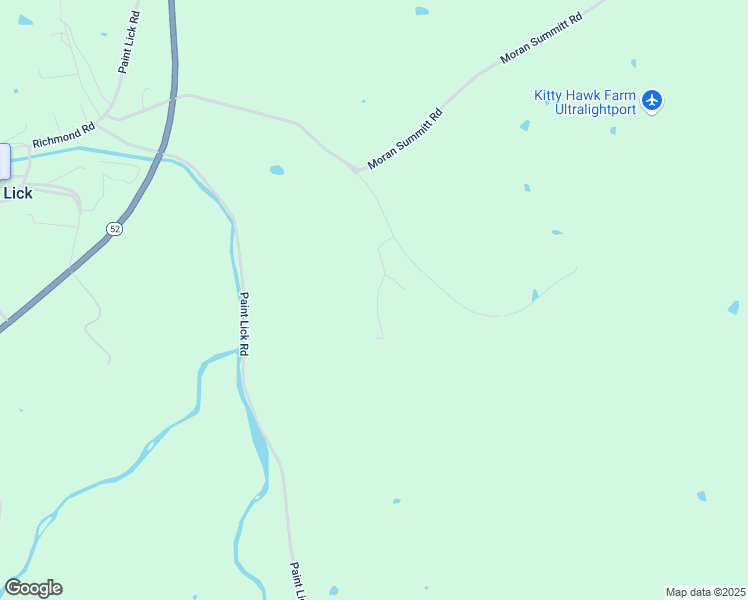 map of restaurants, bars, coffee shops, grocery stores, and more near 117 Caleb Lane in Paint Lick