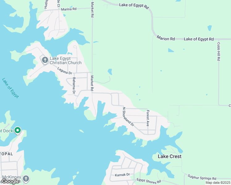 map of restaurants, bars, coffee shops, grocery stores, and more near 1100-1206 Mimosa Drive in Creal Springs