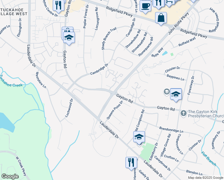 map of restaurants, bars, coffee shops, grocery stores, and more near 1701 Quail Covey Road in Henrico