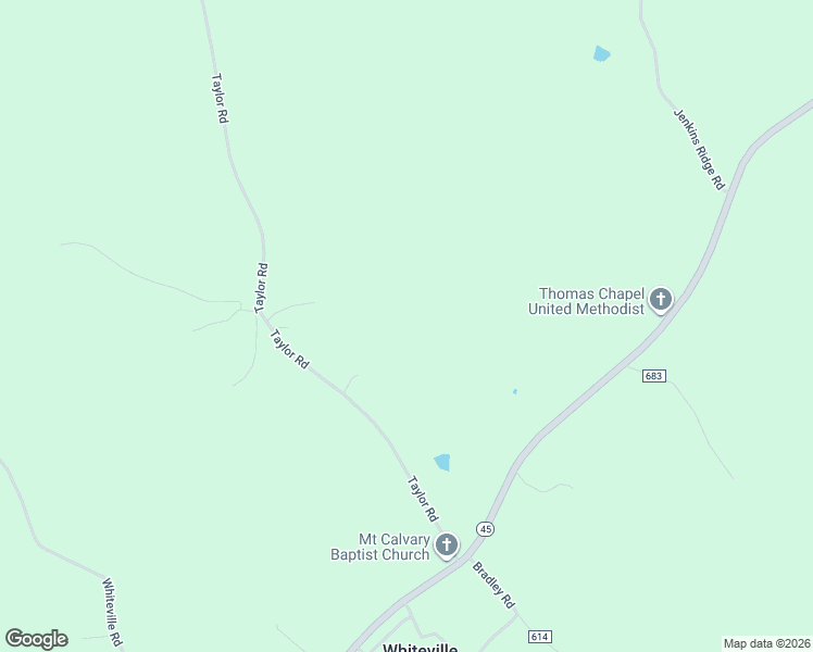 map of restaurants, bars, coffee shops, grocery stores, and more near 110 Taylor Road in Cartersville