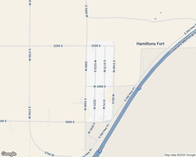 map of restaurants, bars, coffee shops, grocery stores, and more near 3340 South 5225 West in Cedar City