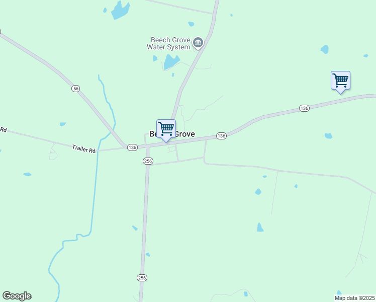 map of restaurants, bars, coffee shops, grocery stores, and more near in Beech Grove