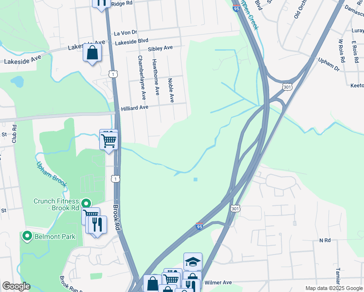 map of restaurants, bars, coffee shops, grocery stores, and more near in Richmond