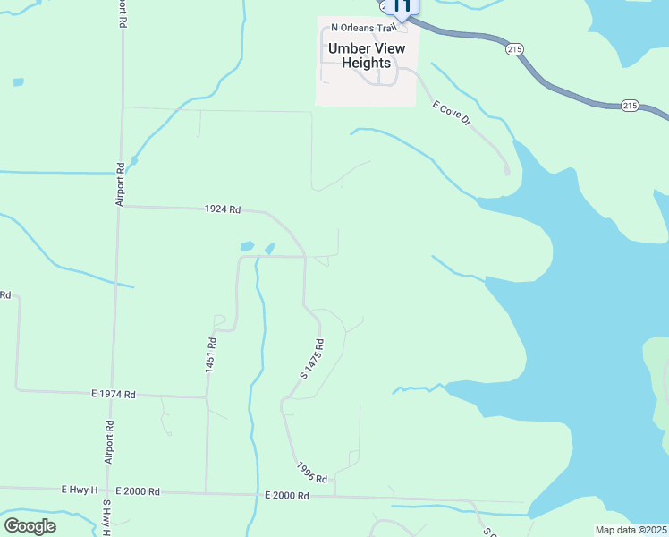 map of restaurants, bars, coffee shops, grocery stores, and more near 14800 East 1940 Road in Stockton