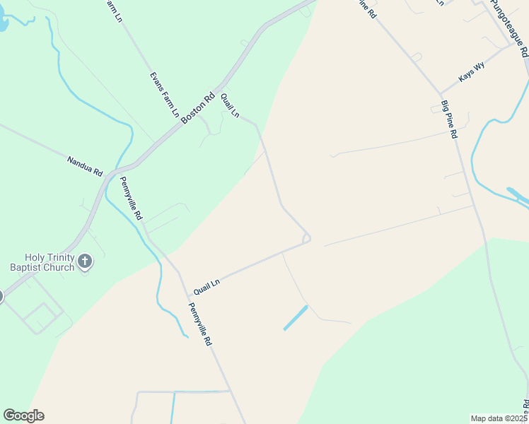 map of restaurants, bars, coffee shops, grocery stores, and more near 15146-15290 Quail Lane in Painter