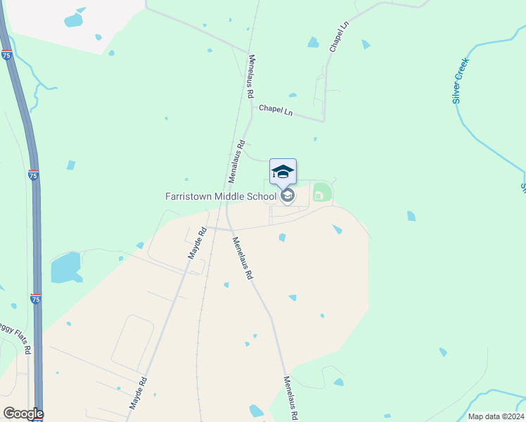 map of restaurants, bars, coffee shops, grocery stores, and more near 751 Farristown Industrial Drive in Berea