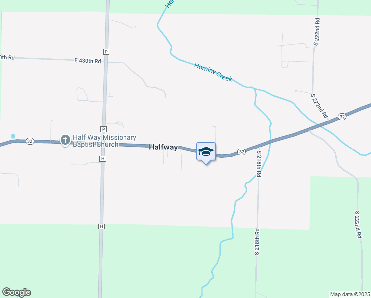map of restaurants, bars, coffee shops, grocery stores, and more near 2150 Missouri 32 in Halfway