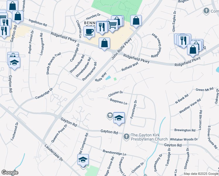 map of restaurants, bars, coffee shops, grocery stores, and more near 11693 Timberly Waye in Richmond