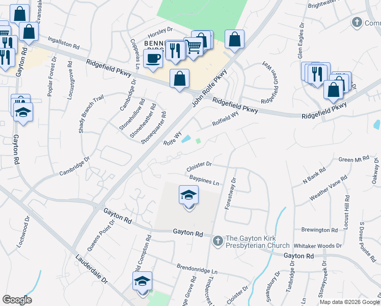 map of restaurants, bars, coffee shops, grocery stores, and more near 11685 Timberly Waye in Henrico