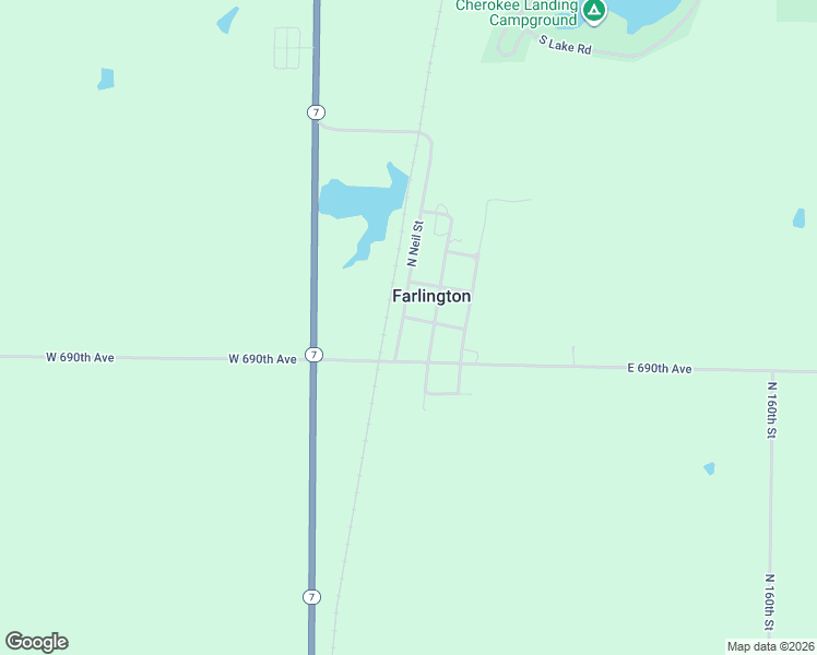 map of restaurants, bars, coffee shops, grocery stores, and more near 100-198 North Neil Street in Farlington