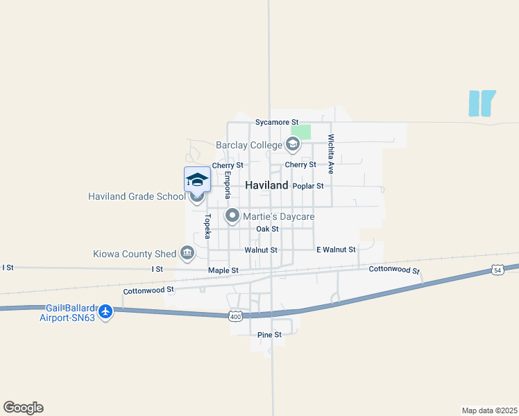 map of restaurants, bars, coffee shops, grocery stores, and more near 148 Chestnut Street in Haviland