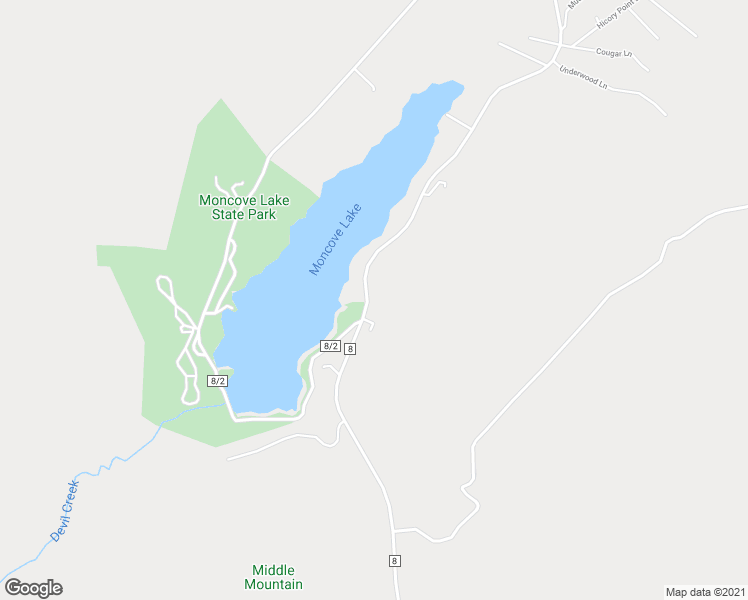 map of restaurants, bars, coffee shops, grocery stores, and more near 5660 Moncove Lake Road in Gap Mills