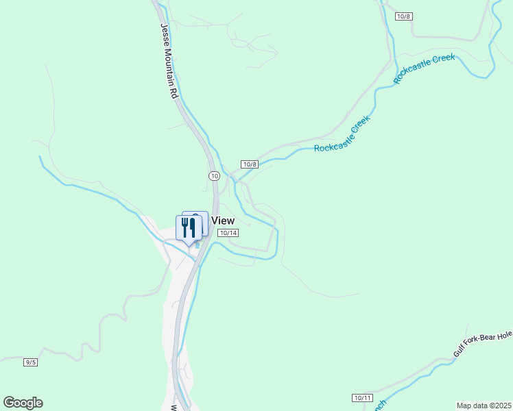 map of restaurants, bars, coffee shops, grocery stores, and more near Bowman Bottom Road in Pineville