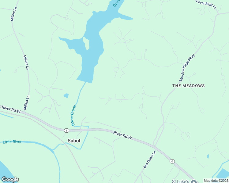 map of restaurants, bars, coffee shops, grocery stores, and more near 724 Meadow View Ridge in Manakin-Sabot