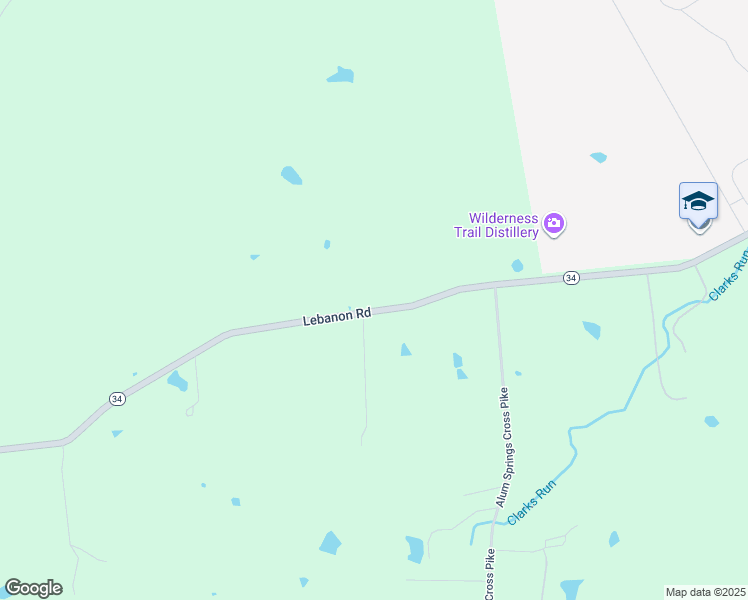 map of restaurants, bars, coffee shops, grocery stores, and more near 4510 Lebanon Road in Danville