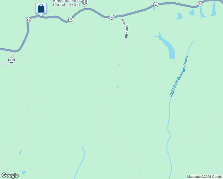 map of restaurants, bars, coffee shops, grocery stores, and more near 604 Bear Track Road in Beattyville