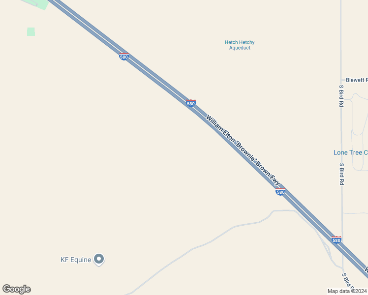 map of restaurants, bars, coffee shops, grocery stores, and more near 36565 South Bird Road in Tracy