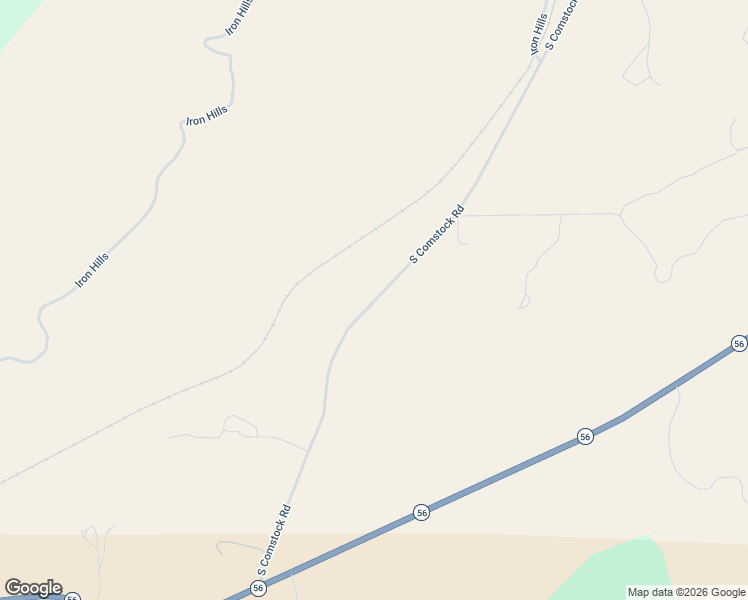 map of restaurants, bars, coffee shops, grocery stores, and more near Comstock Road in Iron County