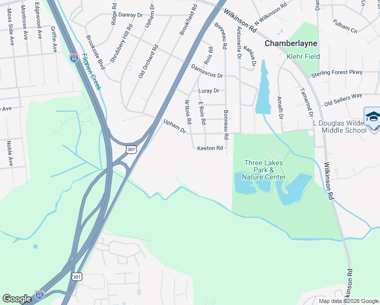 map of restaurants, bars, coffee shops, grocery stores, and more near 317 Keeton Road in Richmond