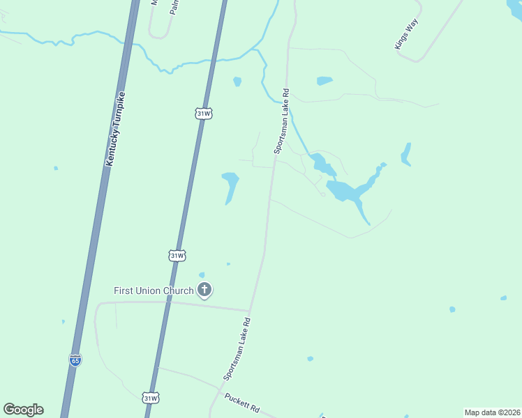 map of restaurants, bars, coffee shops, grocery stores, and more near 3497 Sportsman Lake Road in Elizabethtown