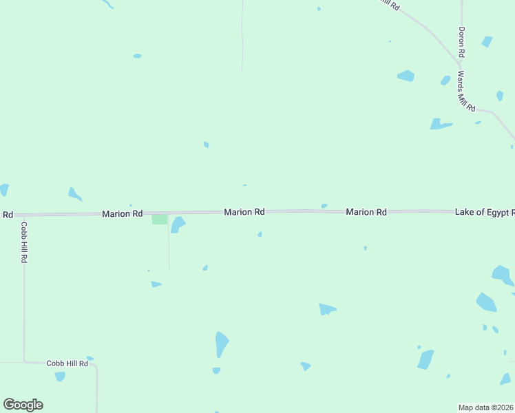 map of restaurants, bars, coffee shops, grocery stores, and more near 14228 Lake of Egypt Road in Marion