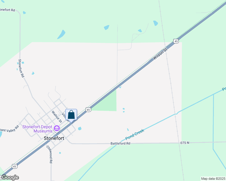 map of restaurants, bars, coffee shops, grocery stores, and more near 895 Wilson Street in Stonefort