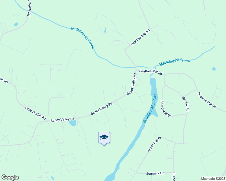 map of restaurants, bars, coffee shops, grocery stores, and more near 4372 Sandy Valley Road in Mechanicsville