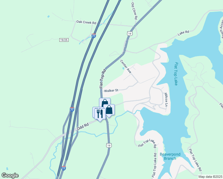 map of restaurants, bars, coffee shops, grocery stores, and more near 133 Walker St in Ghent