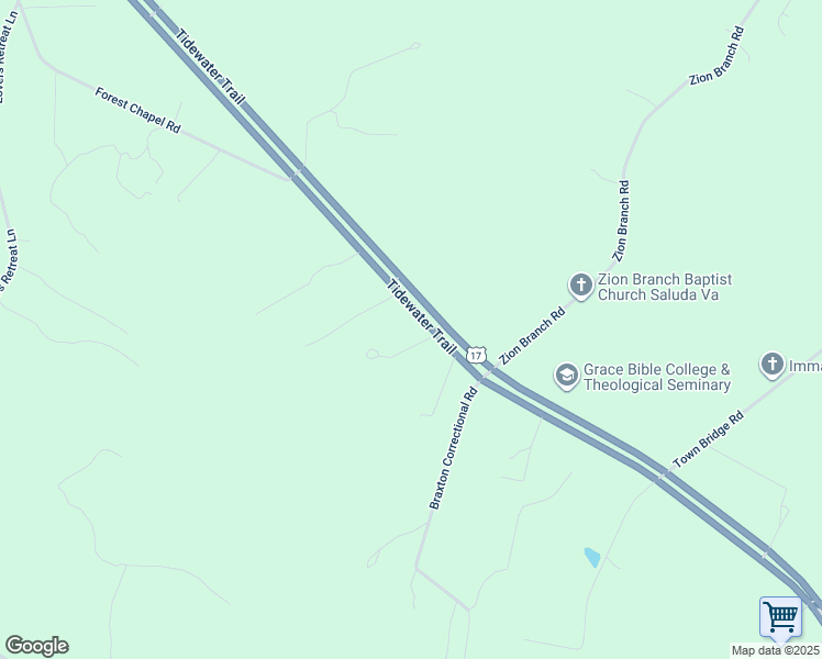 map of restaurants, bars, coffee shops, grocery stores, and more near 11486 Tidewater Trail in Saluda