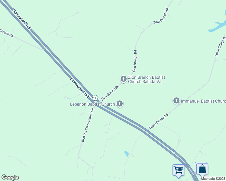 map of restaurants, bars, coffee shops, grocery stores, and more near 2-508 Zion Branch Road in Saluda
