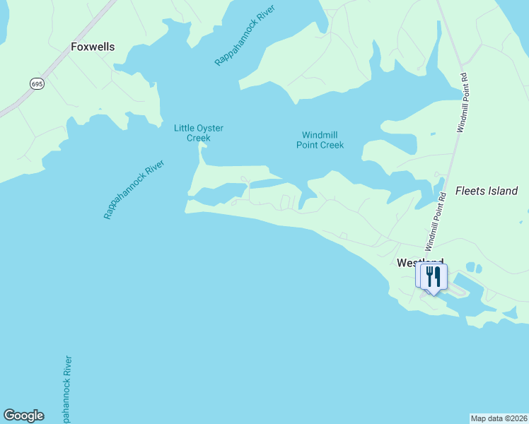 map of restaurants, bars, coffee shops, grocery stores, and more near 573 Brightwaters Drive in White Stone