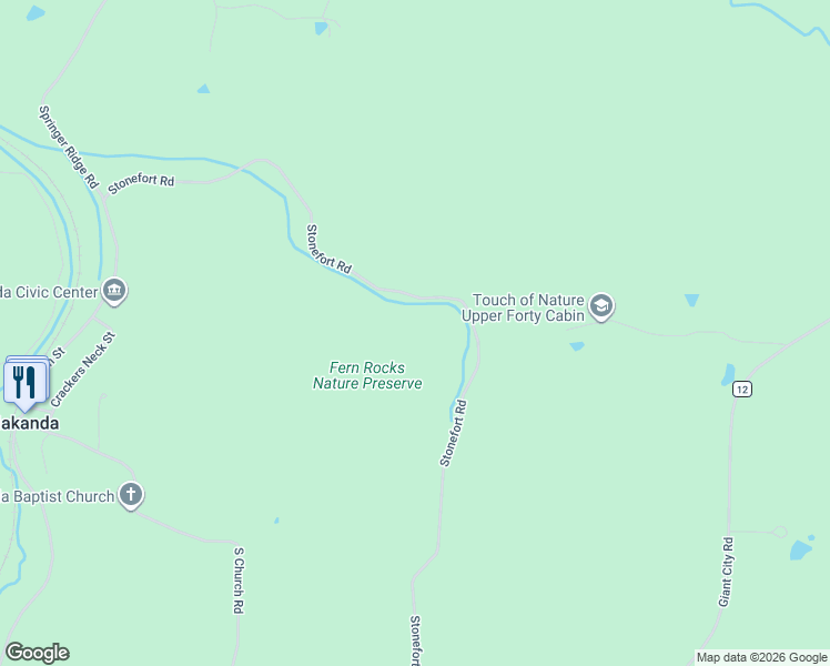 map of restaurants, bars, coffee shops, grocery stores, and more near in Makanda