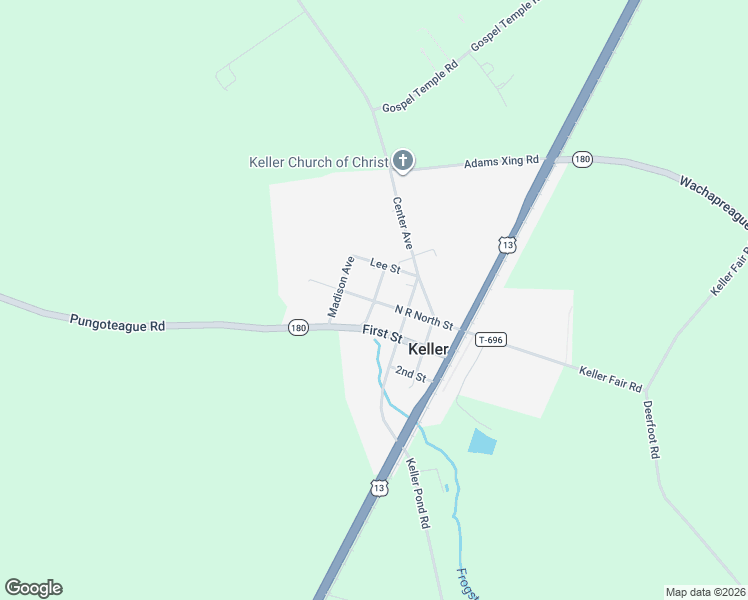 map of restaurants, bars, coffee shops, grocery stores, and more near 30482 Jefferson Ave in Painter